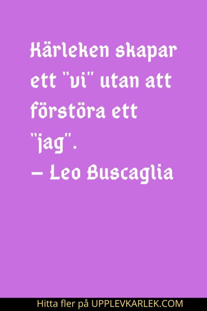 kärlekscitat på svenska