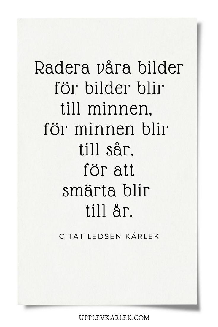 ledsna kärleks citat svenska